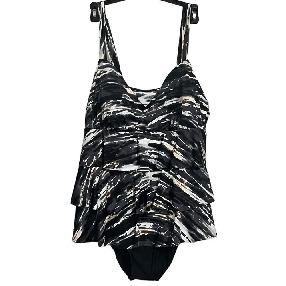Swim Solutions One Piece Swimsuit, 18 - Picture 9 of 9
